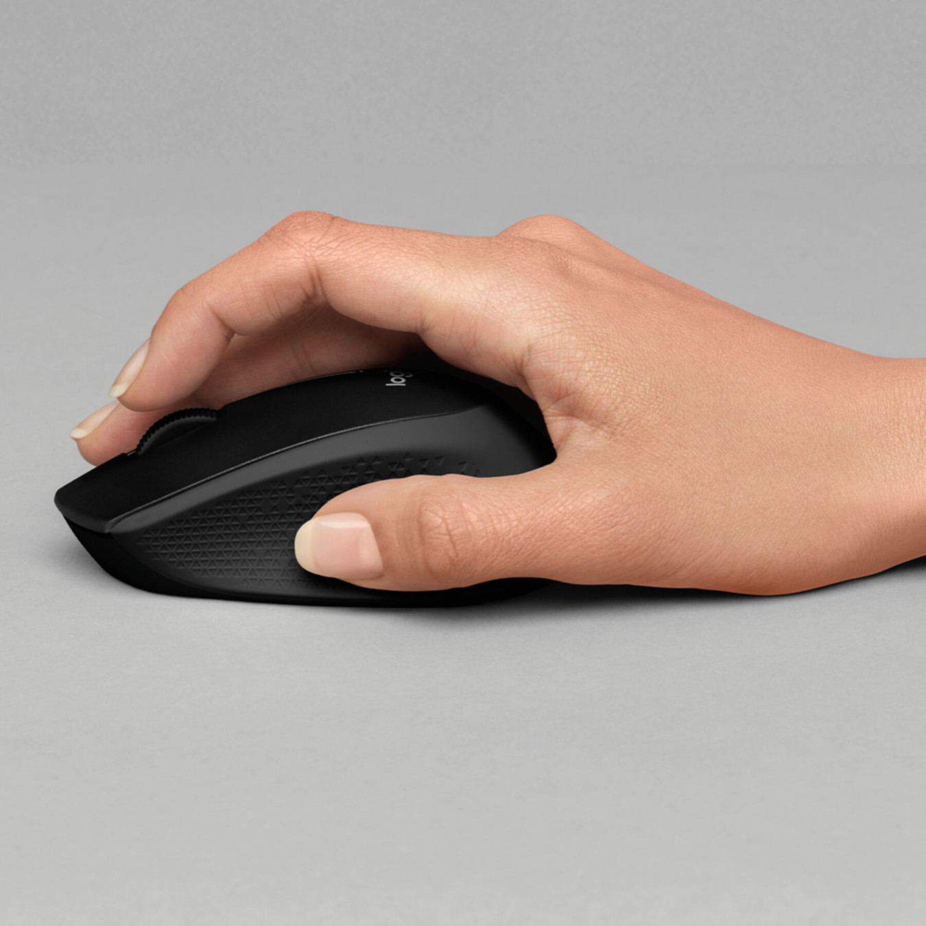Logitech M330 Silent Plus - 910-004910 - Blue Wireless Optical Mouse, Right‑Hand, Silent Clicks