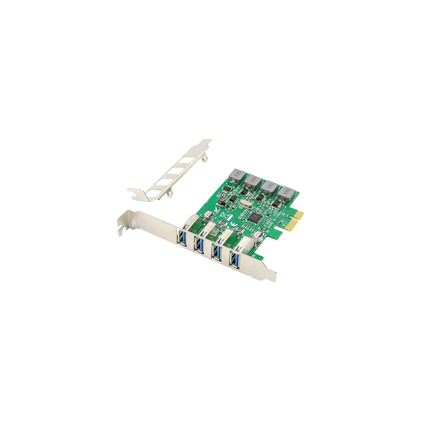 4-Port USB 3.0 PCI Express Add-On - Interface Card — Buy in Cyprus with Fast Delivery