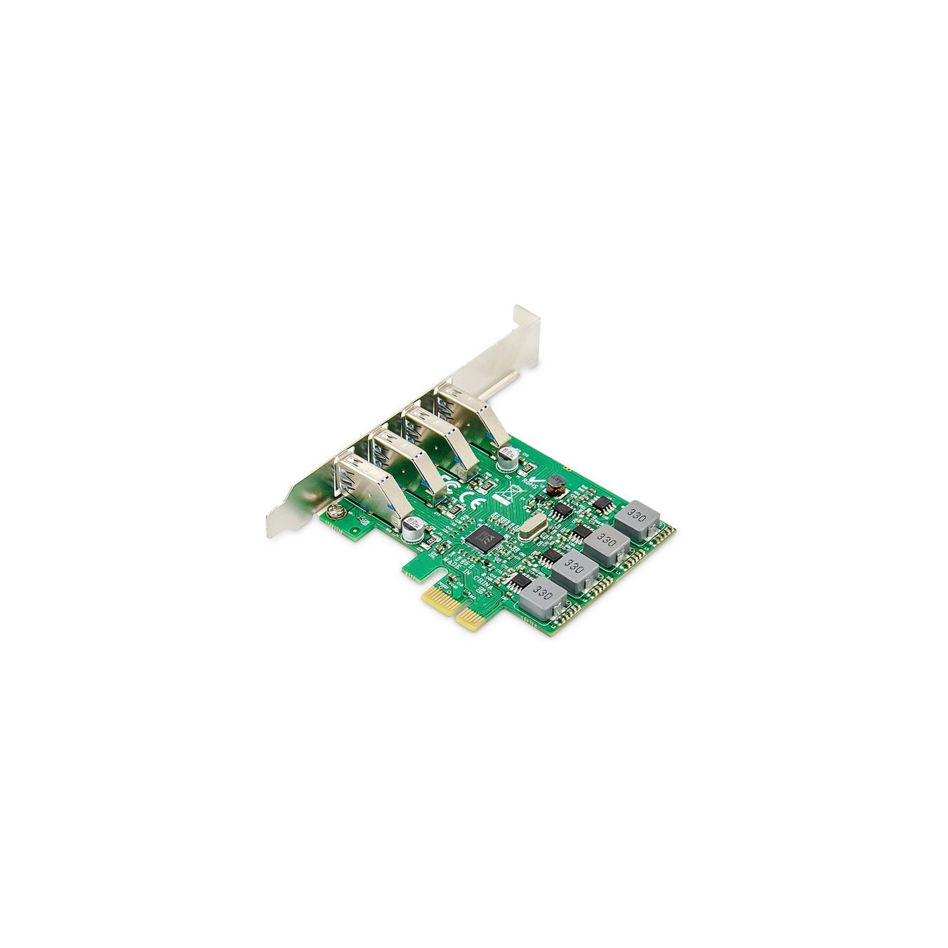 4-Port USB 3.0 PCI Express Add-On - Interface Card — Buy in Cyprus with Fast Delivery