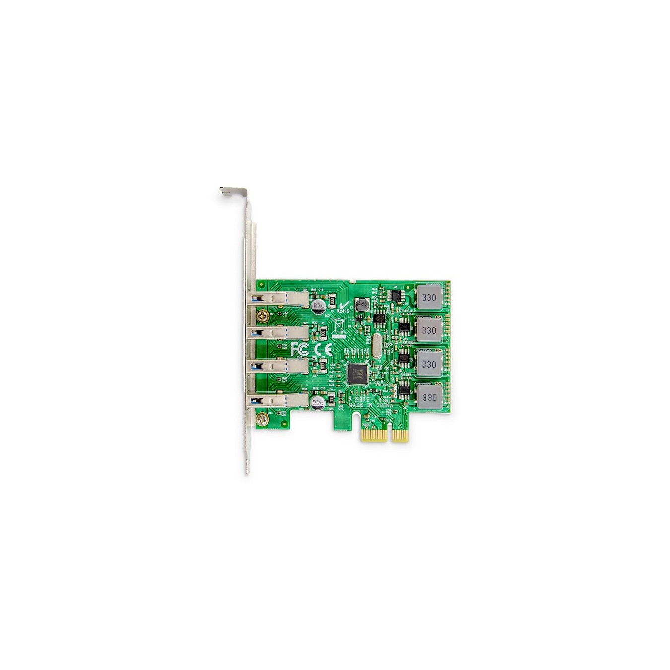 4-Port USB 3.0 PCI Express Add-On - Interface Card — Buy in Cyprus with Fast Delivery