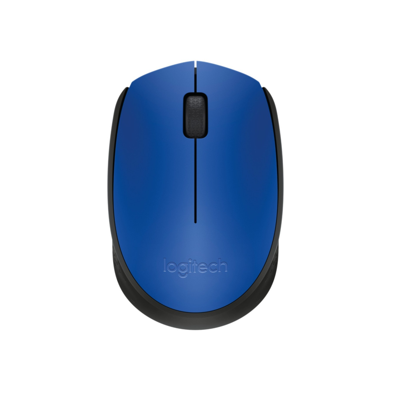 Logitech M171 Wireless Mouse - 910-004640 - Blue, 2.4GHz Nano Receiver, 1000 DPI, Ambidextrous, 1x AA