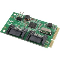 MiniPCIe I/O PCIe 2x SATA 6 Gb/s Controller — Buy in Cyprus with Fast Delivery