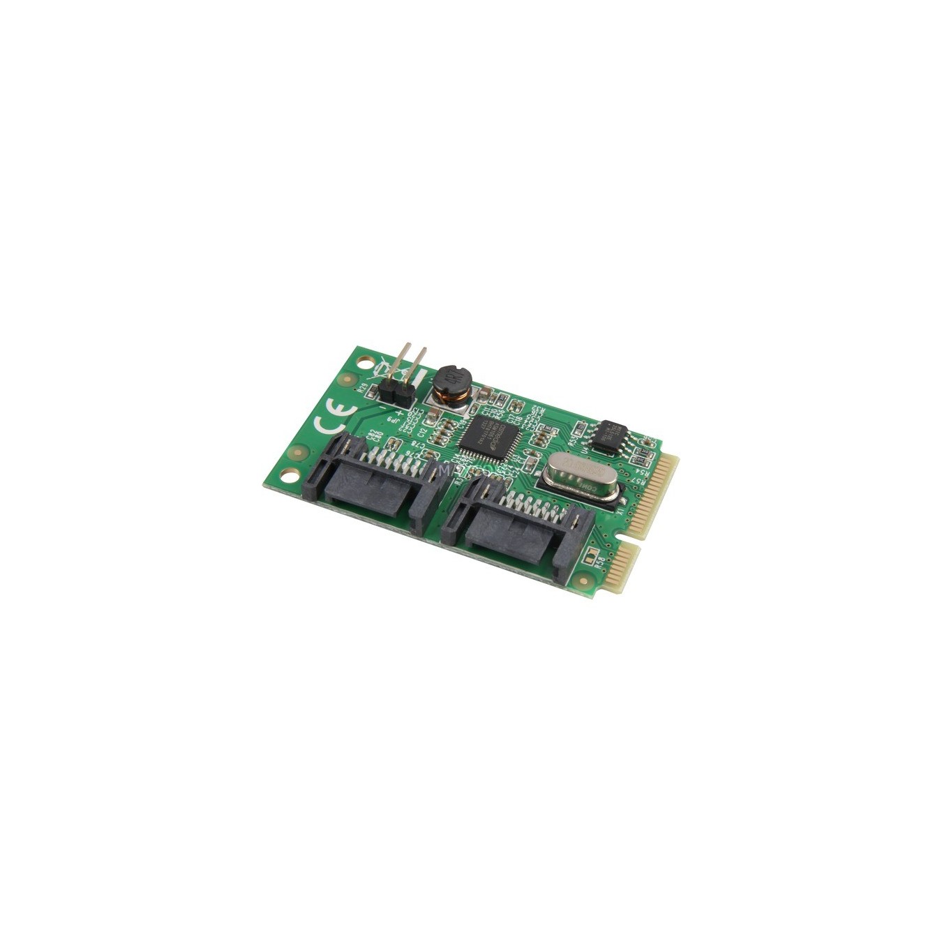 MiniPCIe I/O PCIe 2x SATA 6 Gb/s Controller — Buy in Cyprus with Fast Delivery