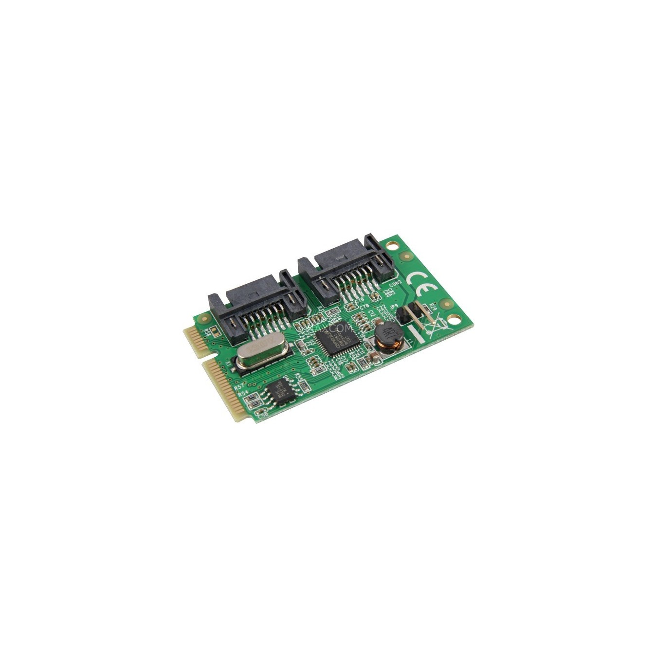 MiniPCIe I/O PCIe 2x SATA 6 Gb/s Controller — Buy in Cyprus with Fast Delivery