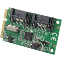 MiniPCIe I/O PCIe 2x SATA 6 Gb/s Controller — Buy in Cyprus with Fast Delivery