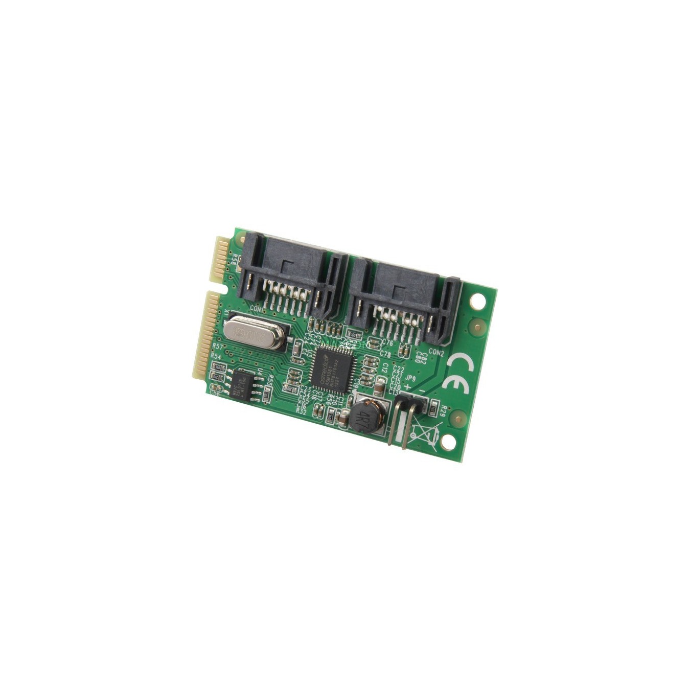 MiniPCIe I/O PCIe 2x SATA 6 Gb/s Controller — Buy in Cyprus with Fast Delivery