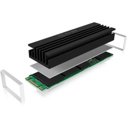 ICY BOX IB-M2HS-70 Heatsink for M.2 2280 SSD - Aluminium (Boxed) — Buy in Cyprus with Fast Delivery