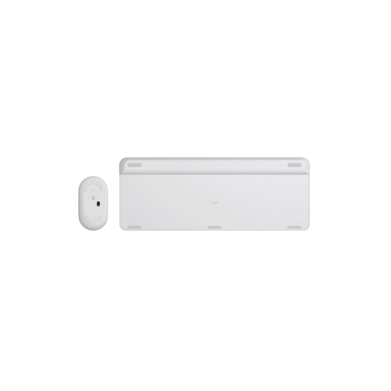 Logitech MK470 Wireless Slim Keyboard & Mouse Combo - 920-009189 - White, German QWERTZ, 2.4 GHz