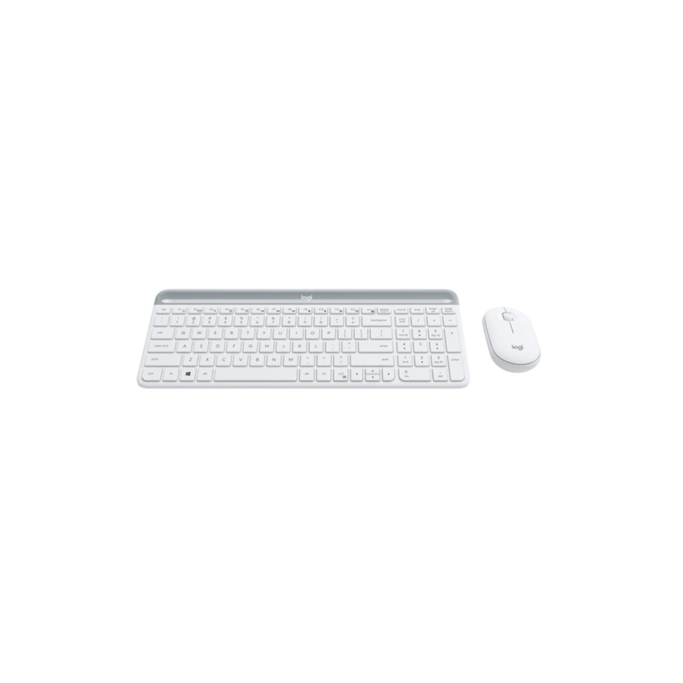 Logitech MK470 Wireless Slim Keyboard & Mouse Combo - 920-009189 - White, German QWERTZ, 2.4 GHz