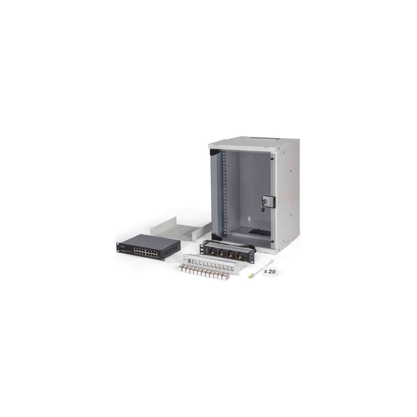 Network set SOHO Pro - 10' 315x300 mm (WxD), IT cabinet — Buy in Cyprus with Fast Delivery