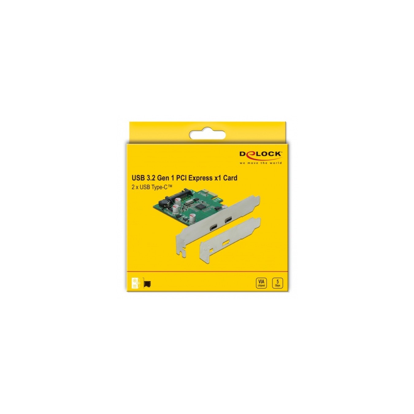 PCIe USB Controller - PCIe x1 to 2x external USB 3.2 Gen 1 — Buy in Cyprus with Fast Delivery