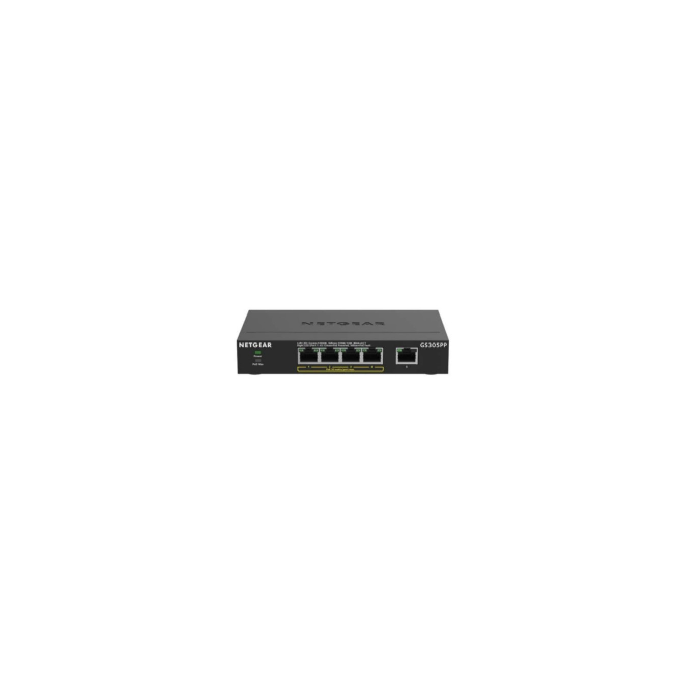 NETGEAR 5-Port Gigabit Unmanaged Switch - GS305PP-300EUS - PoE, Desktop, Plug-and-Play — Buy in Cyprus with Fast Delivery