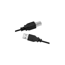 LogiLink USB 2.0 A to B Cable - 3 m - Black, Shielded, Nickel-Plated Contacts, 480 Mbps — Buy in Cyprus with Fast Delivery