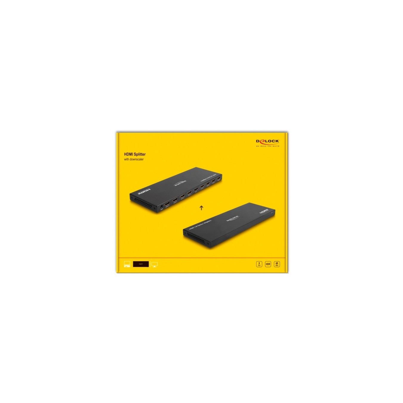 HDMI splitter - 1 x HDMI in to 8 x HDMI out 4K 60 Hz — Buy in Cyprus with Fast Delivery