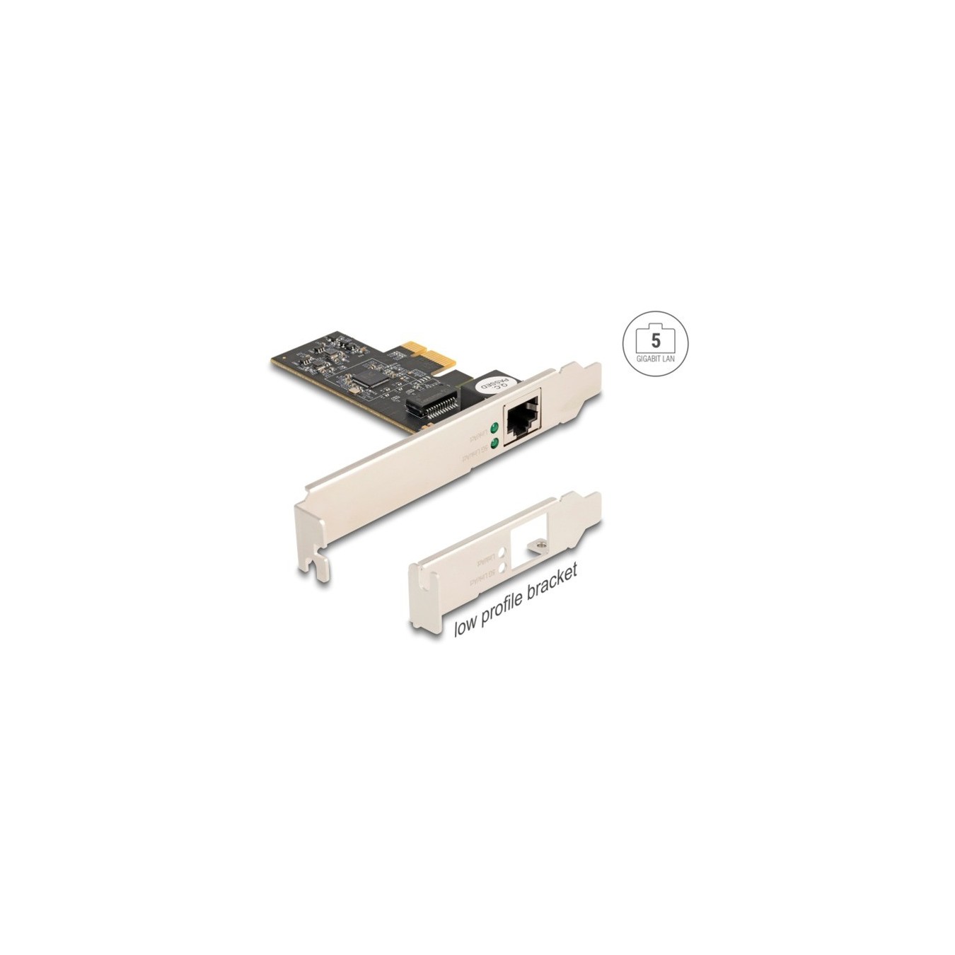 PCI Express x1 card to 1 x RJ45 5 Gigabit LAN - RTL8126 - PCI Express x1 card to 1 x RJ45 5 Gigabit LAN