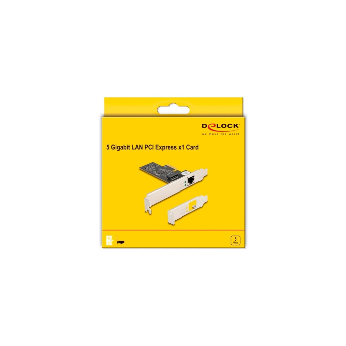 PCI Express x1 card to 1 x RJ45 5 Gigabit LAN - RTL8126 - PCI Express x1 card to 1 x RJ45 5 Gigabit LAN