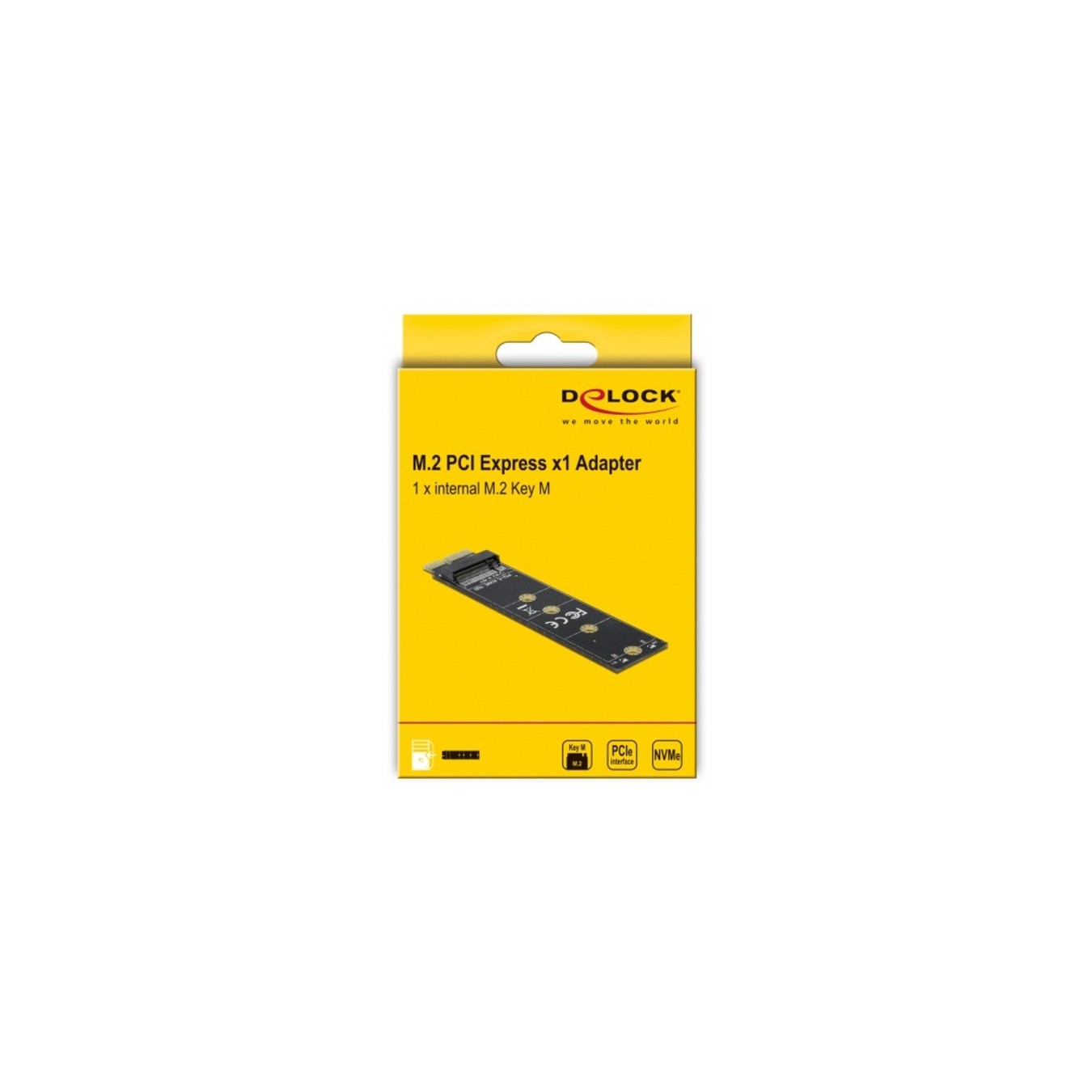 PCIe x1 to M.2 Key M Adapter - Interface Card — Buy in Cyprus with Fast Delivery