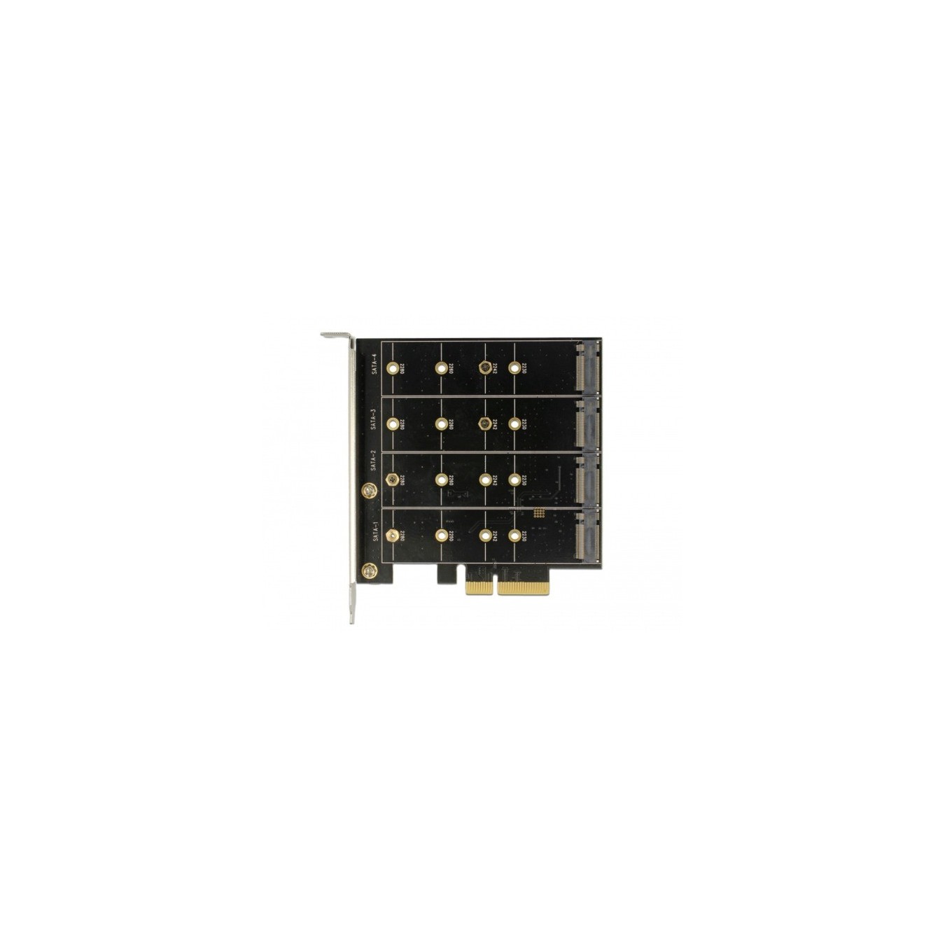 PCIe Card - 4x internal M.2 B with RAID, RAID card — Buy in Cyprus with Fast Delivery