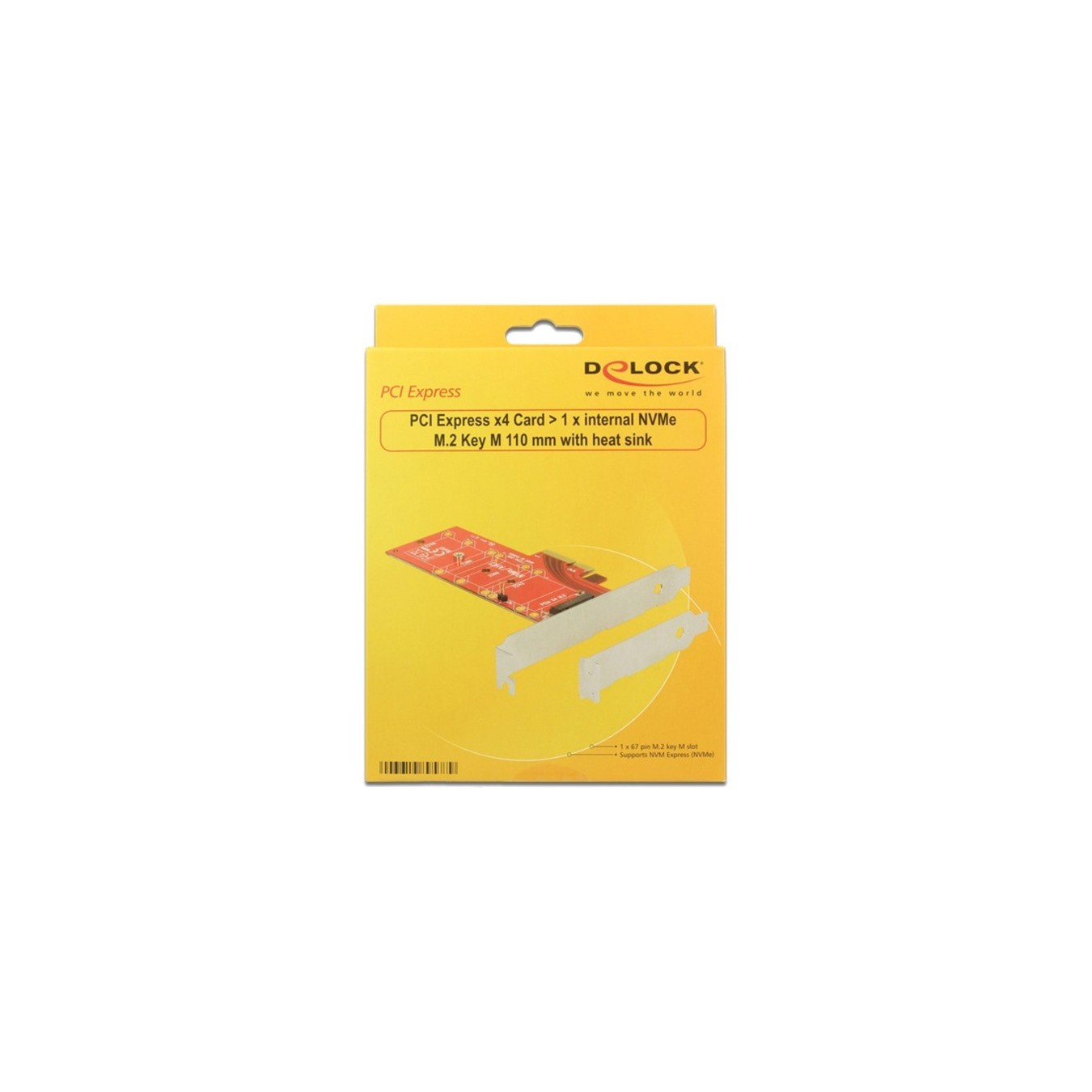 PCIe to 1x M.2 - 110mm with heatsink, controller — Buy in Cyprus with Fast Delivery