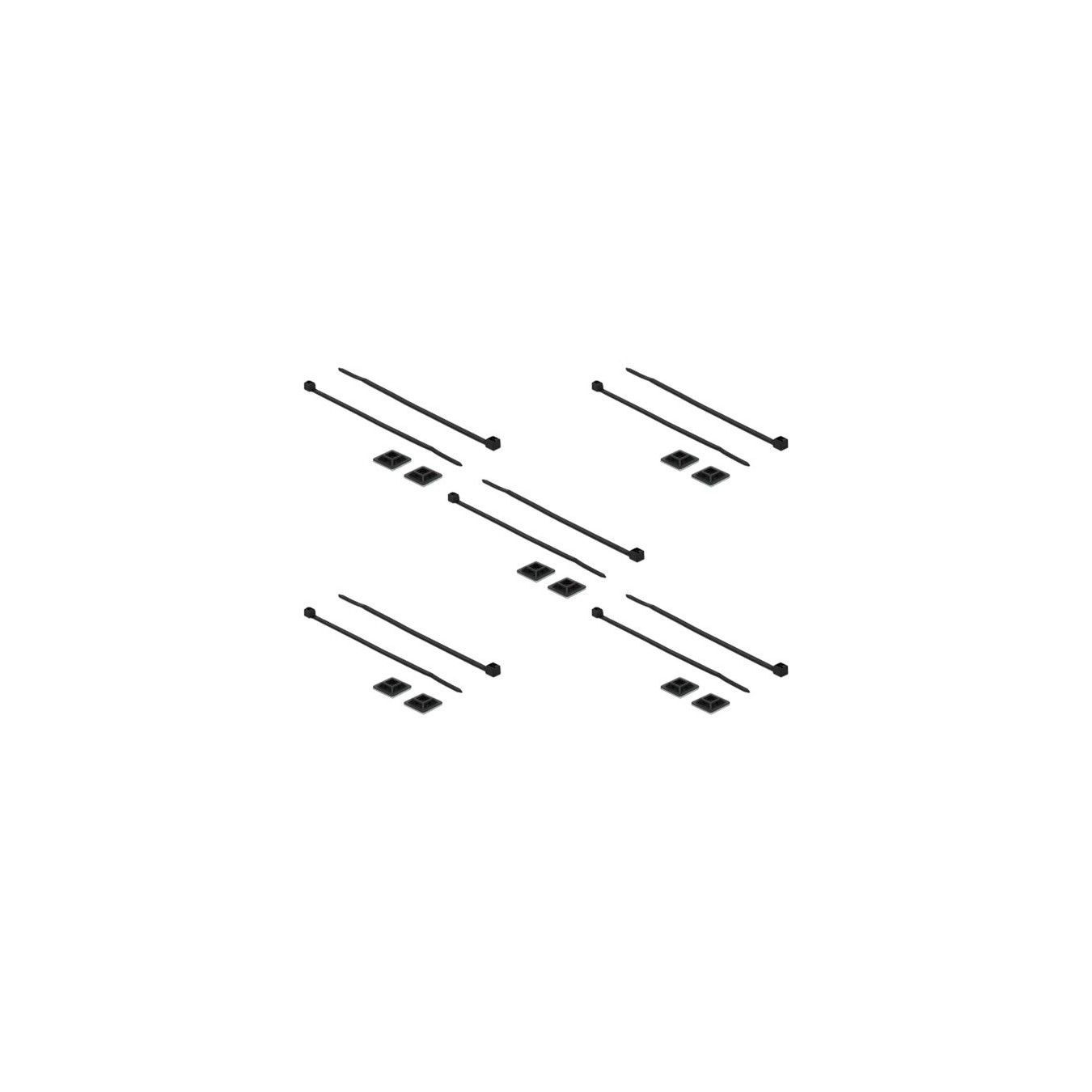 Mounting Base 20 x 20 mm with Cable Tie - L 200 x W 2.5 mm — Buy in Cyprus with Fast Delivery