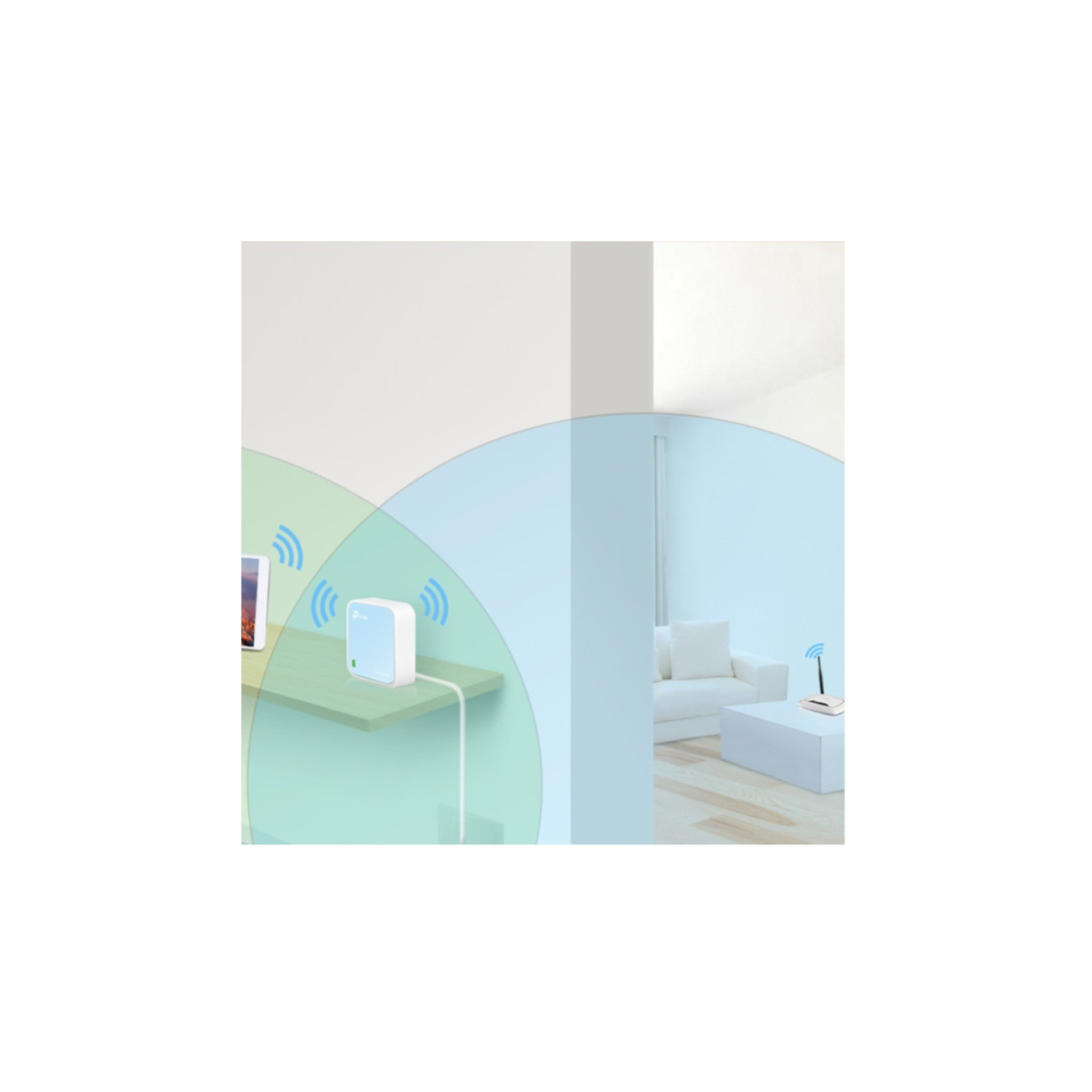 TP-Link TL-WR802N Portable Mini Travel Router - 300 Mbps, Single-band 2.4 GHz, White — Buy in Cyprus with Fast Delivery