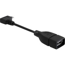 USB 2.0 adapter - Micro USB plug 90° to USB-A socket — Buy in Cyprus with Fast Delivery