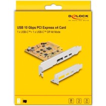 PCIe x4 Card - 1x external USB-C 10 Gbit/s + 1x external USB-C DP Alt Mode, USB Controller — Buy in Cyprus with Fast Delivery