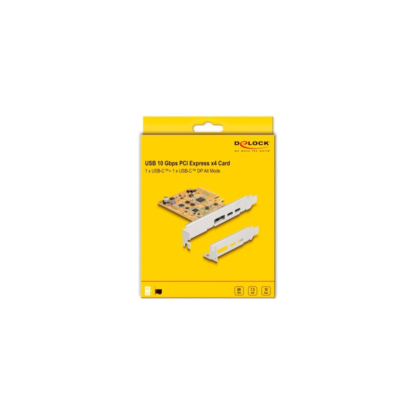 PCIe x4 Card - 1x external USB-C 10 Gbit/s + 1x external USB-C DP Alt Mode, USB Controller — Buy in Cyprus with Fast Delivery