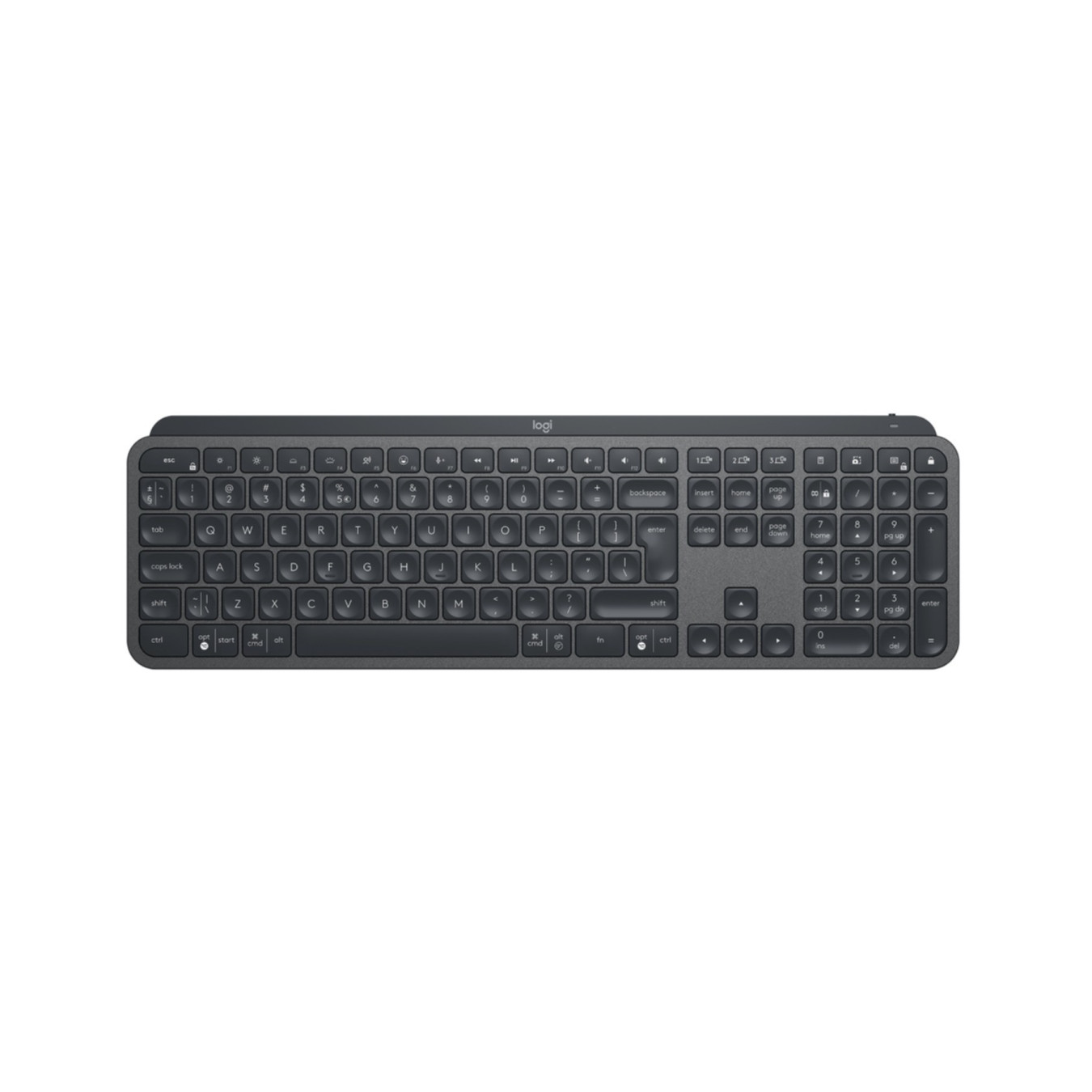 Logitech MX Keys for Business - 920-010251 - Wireless Illuminated Keyboard, Graphite, US Layout