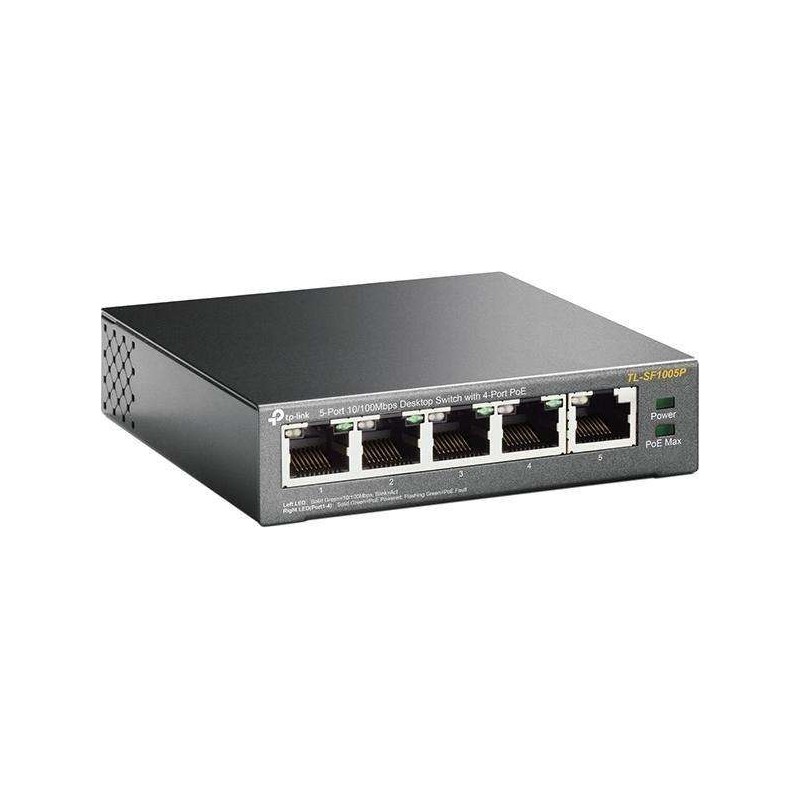 Buy TP-Link TL-SF1005P - 5-Port Fast Ethernet Unmanaged Switch - 4x PoE (IEEE 80... in Cyprus, Nicosia, Limassol, Larnaka, Pafos