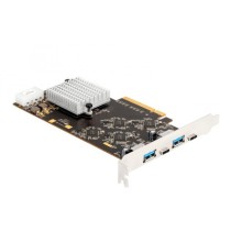 PCI Express x8 - 2x USB 3.2 Gen 2x2 Type C + 2x USB 3.2 Gen 1 Type A, USB Controller — Buy in Cyprus with Fast Delivery