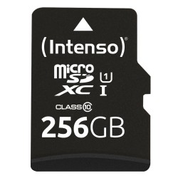 Buy Intenso microSD Performance - 3424492 - 256GB Class 10 UHS-I U1, Black, SD A... in Cyprus, Nicosia, Limassol, Larnaka, Pafos