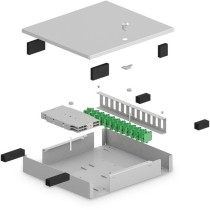 LWL Unibox - splice box for wall mounting, medium, housing — Buy in Cyprus with Fast Delivery
