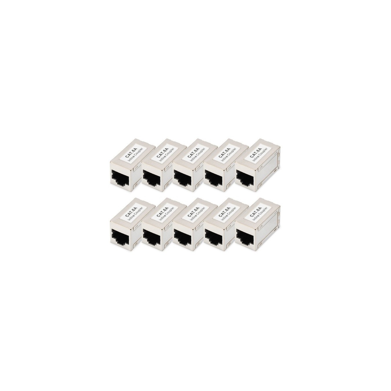 CAT 6A Shielded Modular Coupling - 10 Pieces, Keystone Module — Buy in Cyprus with Fast Delivery