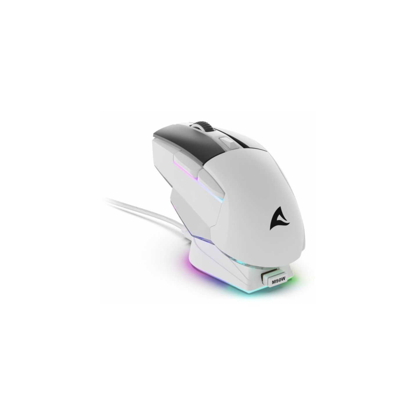 Sharkoon Skiller SGM50W White Gaming Mouse 6400 DPI RGB Dock (Boxed) — Buy in Cyprus with Fast Delivery