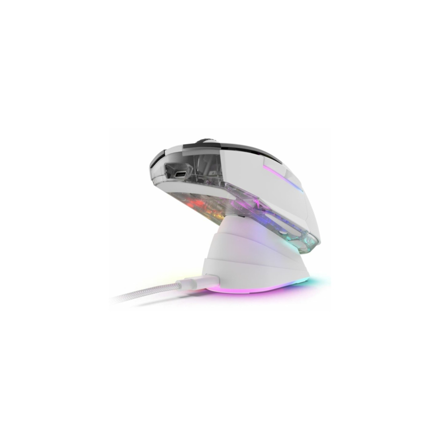 Sharkoon Skiller SGM50W White Gaming Mouse 6400 DPI RGB Dock (Boxed) — Buy in Cyprus with Fast Delivery