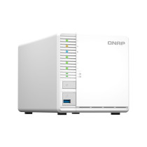 QNAP TS-364 - 8GB DDR4 - 3-Bay NAS, Intel Celeron N5095 2.0/2.9GHz, 2x M.2, 2.5GbE, White — Buy in Cyprus with Fast Delivery
