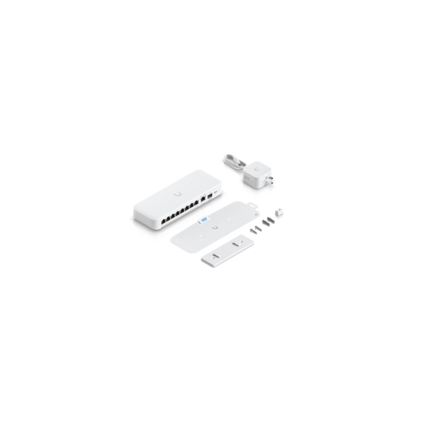 Ubiquiti UniFi Switch - USW-FLEX-2.5G-8 - 8-Port Managed Multi-Gig 2.5G Switch (White) — Buy in Cyprus with Fast Delivery