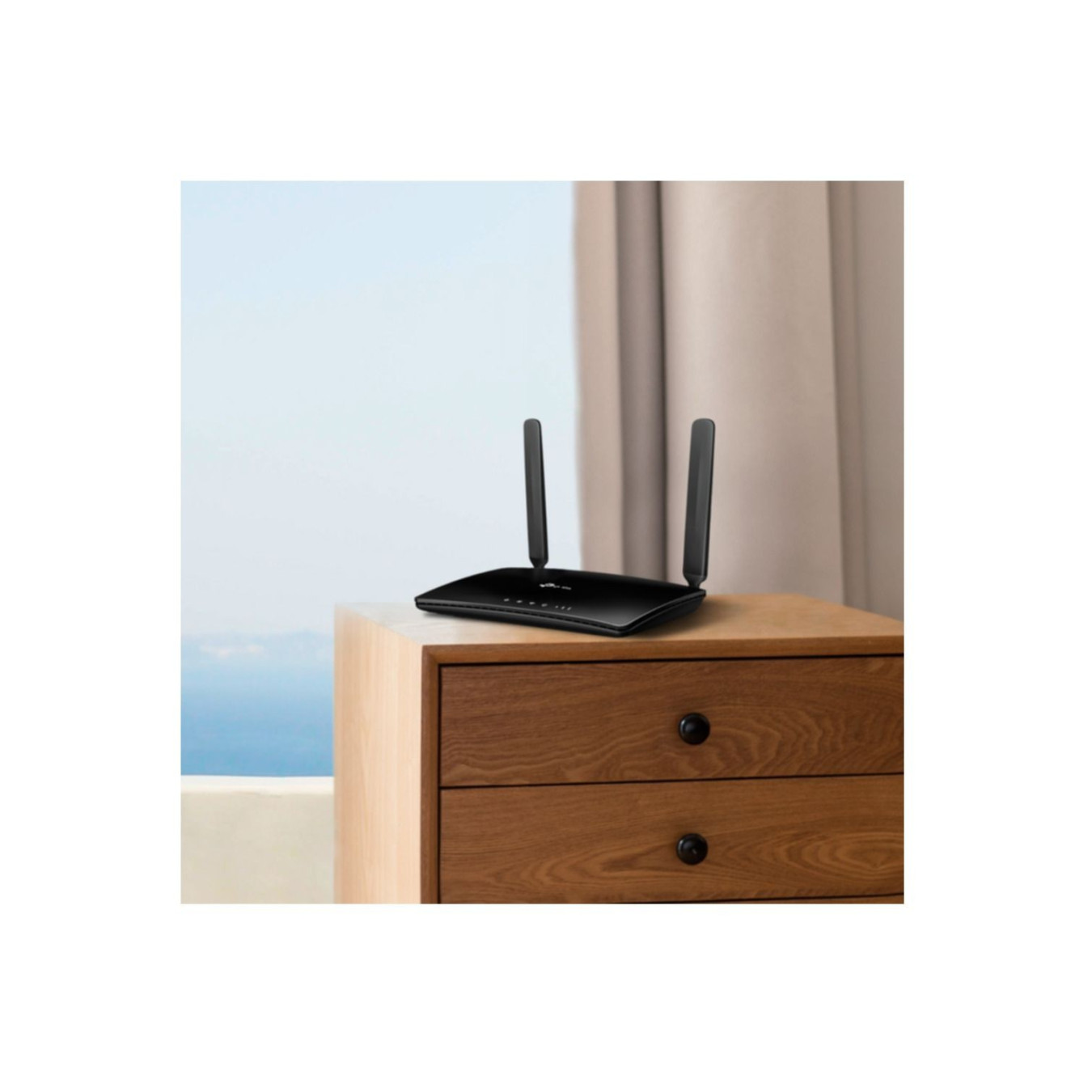 TP-Link 4G LTE Router - TL-MR6400 - Single-Band 300Mbps, Wi‑Fi 4 (2.4 GHz), Built-in SIM, Tabletop