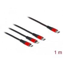USB charging cable - USB-C connector to Micro-USB + USB-C + Lightning connector — Buy in Cyprus with Fast Delivery