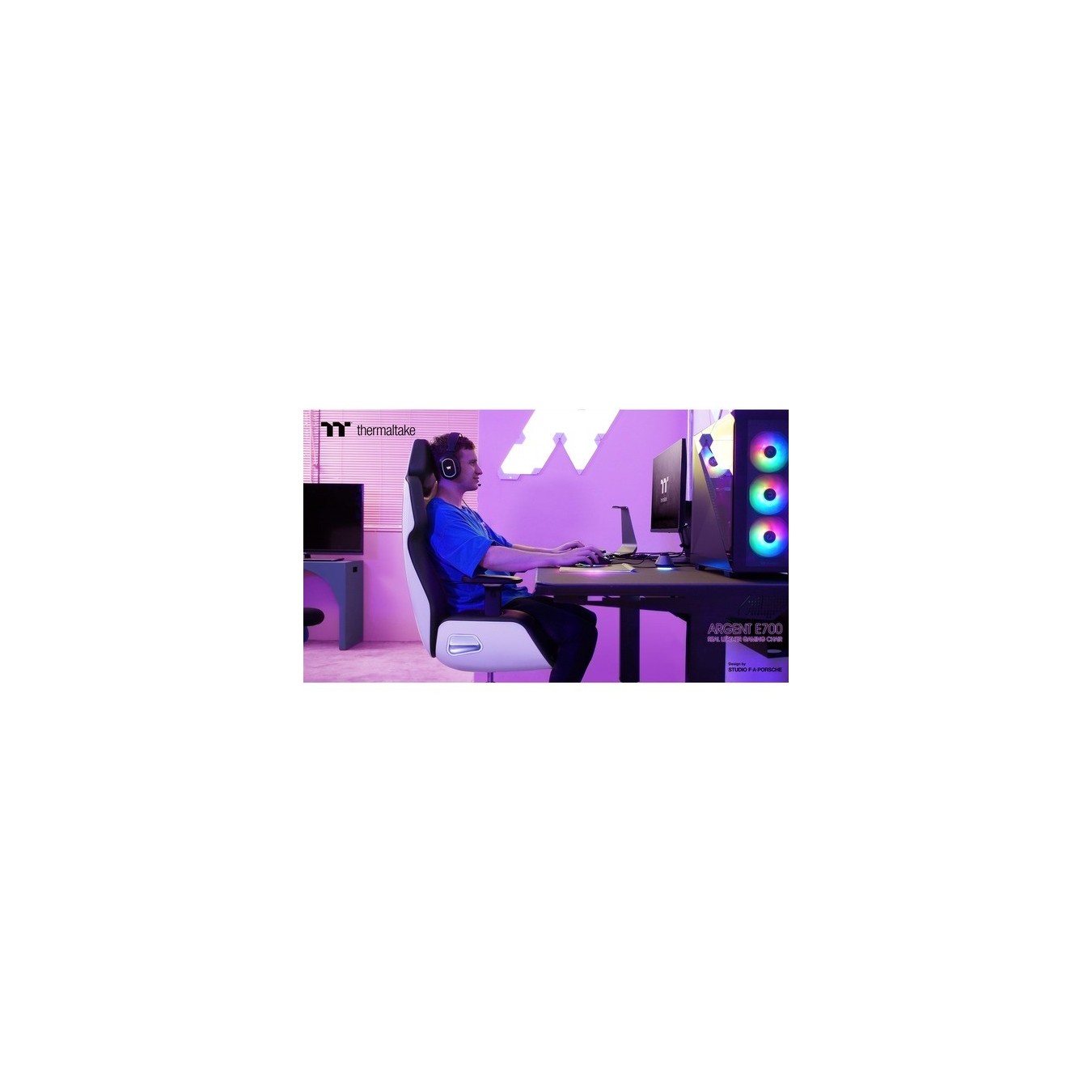 ARGENT Gaming chair - E700 - Glacier White — Buy in Cyprus with Fast Delivery