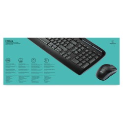 Buy Logitech Wireless Keyboard & Mouse Combo MK330 - 920-003989 - Black, Full-si... in Cyprus, Nicosia, Limassol, Larnaka, Pafos