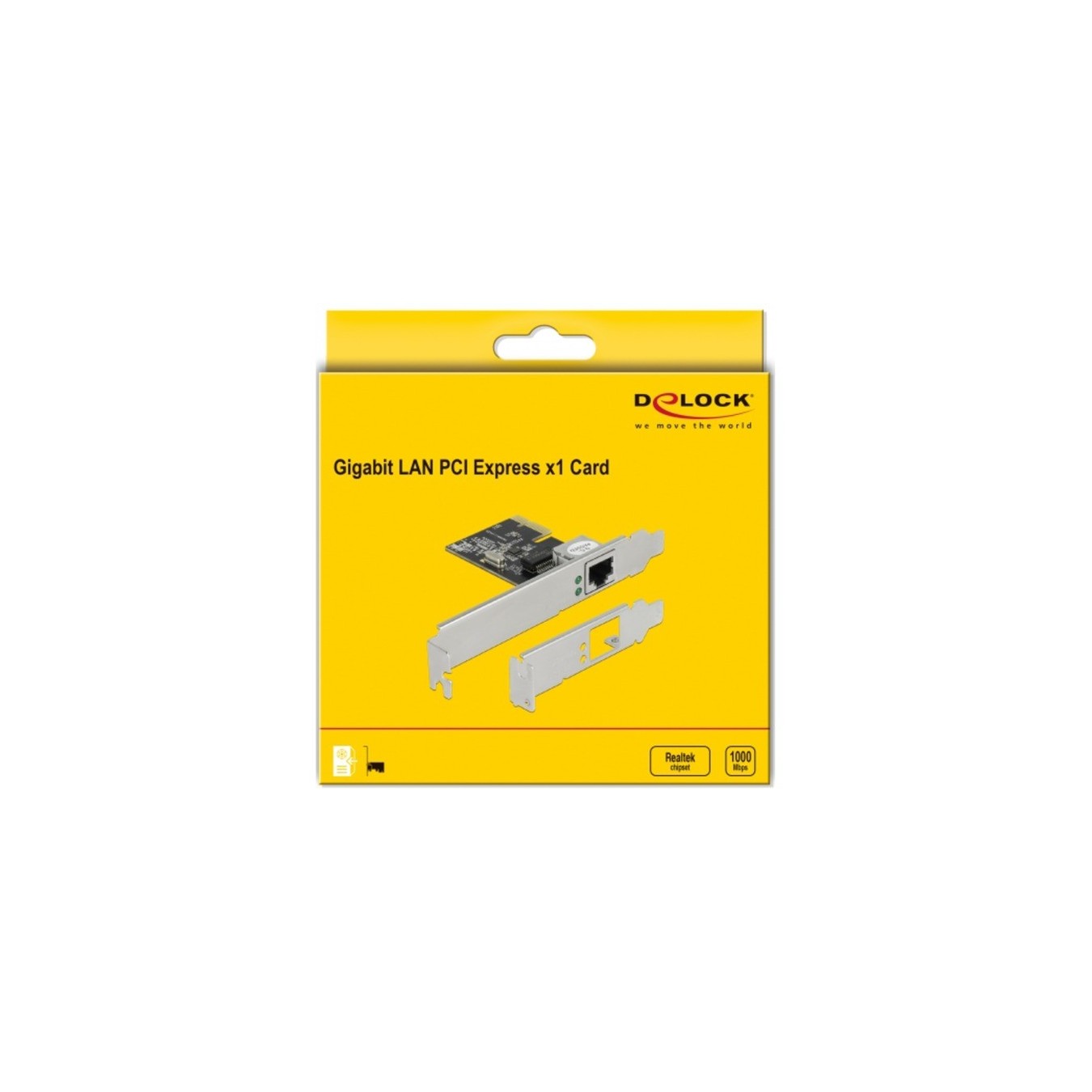 PCI Express x1 Card - 1 x RJ45 Gigabit LAN RTL8111, LAN-Adapter — Buy in Cyprus with Fast Delivery
