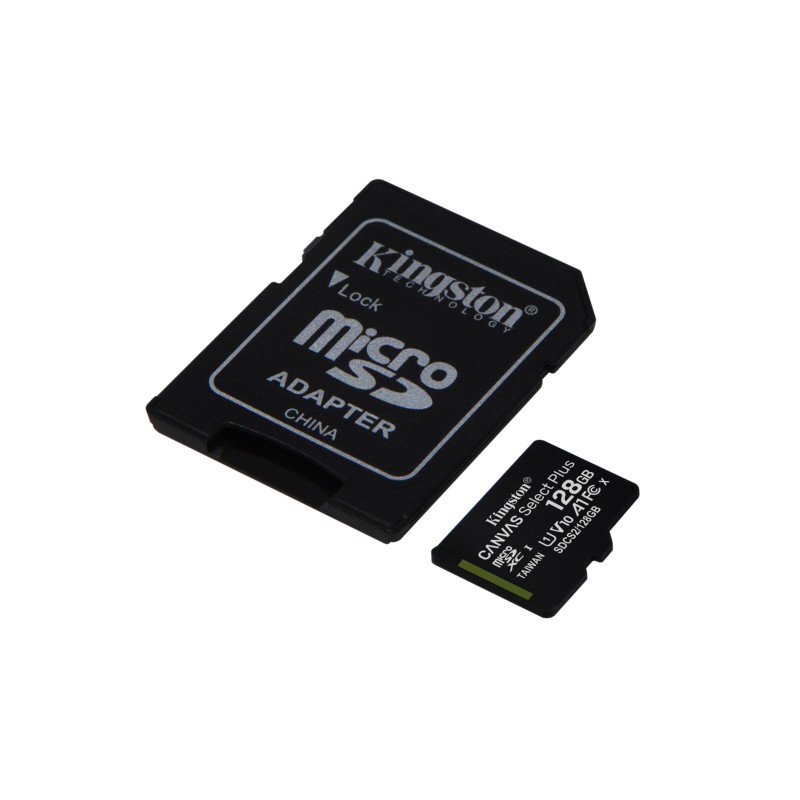 Buy Kingston Canvas Select Plus MicroSDXC SDCS2 - 128GB, UHS-I U1 (V10), 100MB/s... in Cyprus, Nicosia, Limassol, Larnaka, Pafos