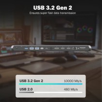12-Port USB-C Docking Station - 8K — Buy in Cyprus with Fast Delivery