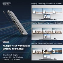 12-Port USB-C Docking Station - 8K — Buy in Cyprus with Fast Delivery