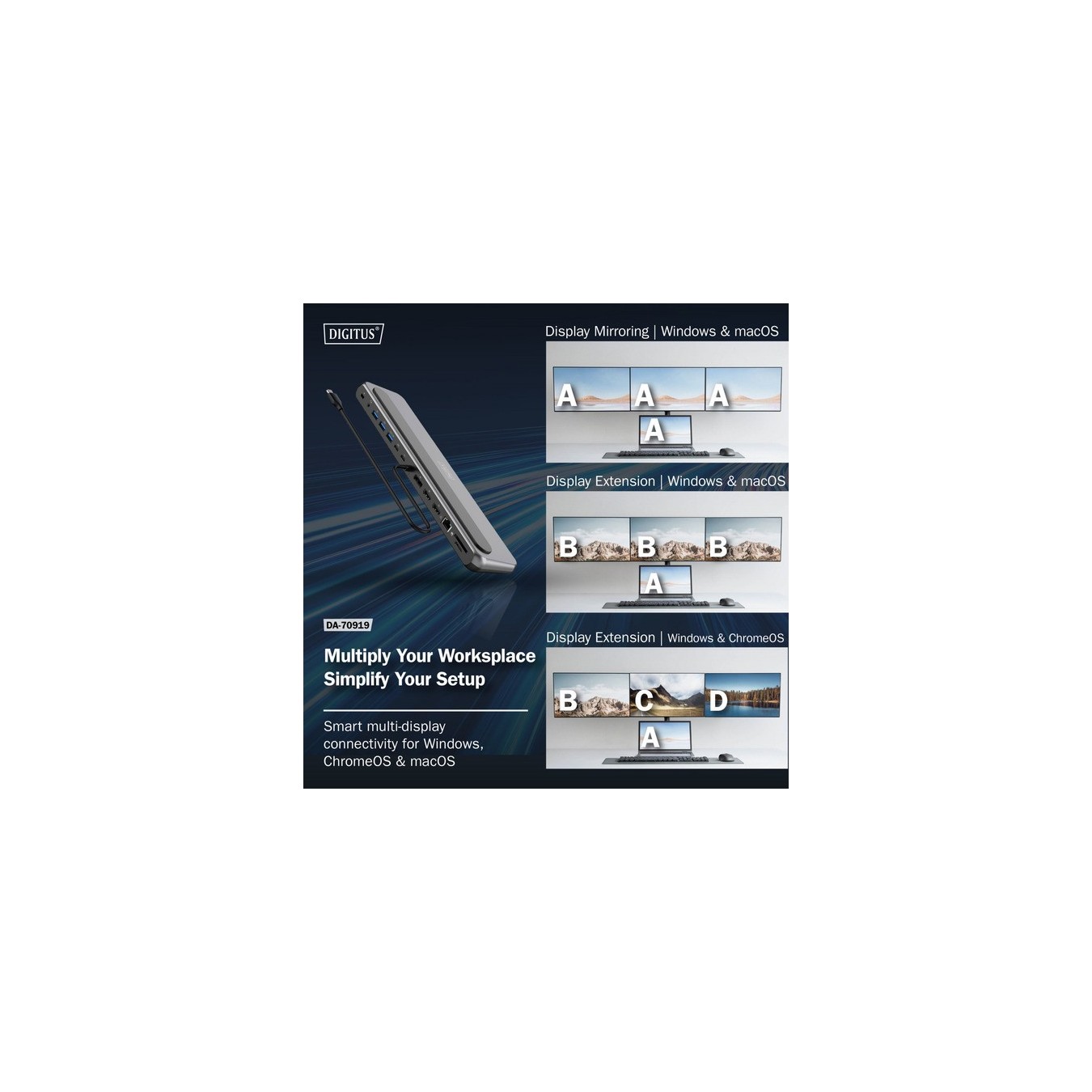 12-Port USB-C Docking Station - 8K — Buy in Cyprus with Fast Delivery