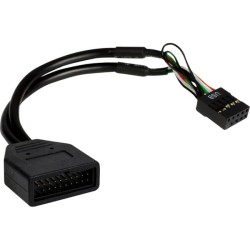 USB 2.0 Adapter - 19-pin Male to 9-pin Female — Buy in Cyprus with Fast Delivery