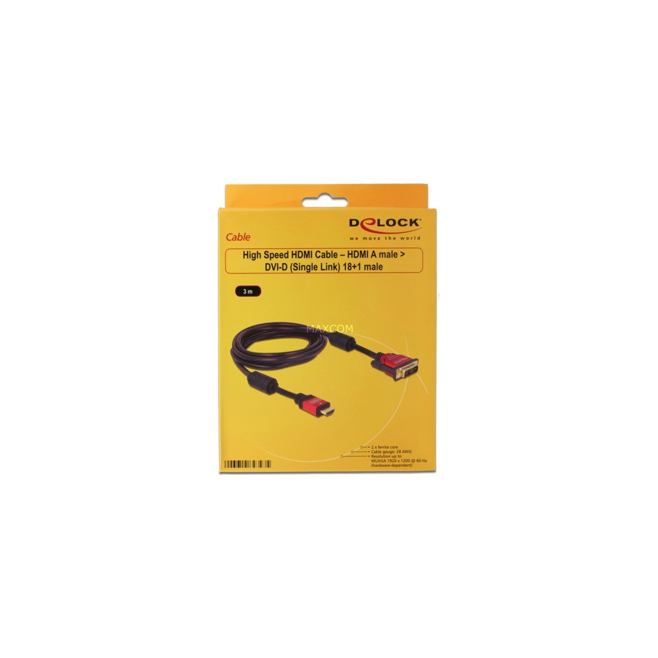 Adapter Cable - High Speed HDMI A (male) to DVI (male) — Buy in Cyprus with Fast Delivery