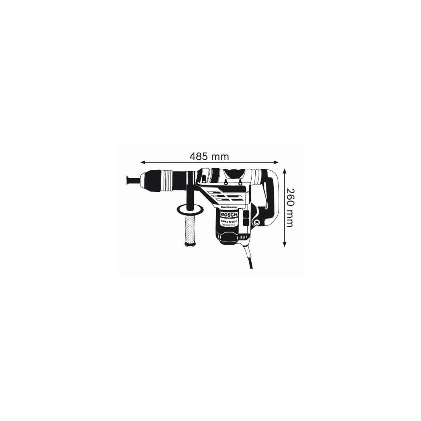 Hammer Drill - GBH 5-40 DCE - Professional — Buy in Cyprus with Fast Delivery